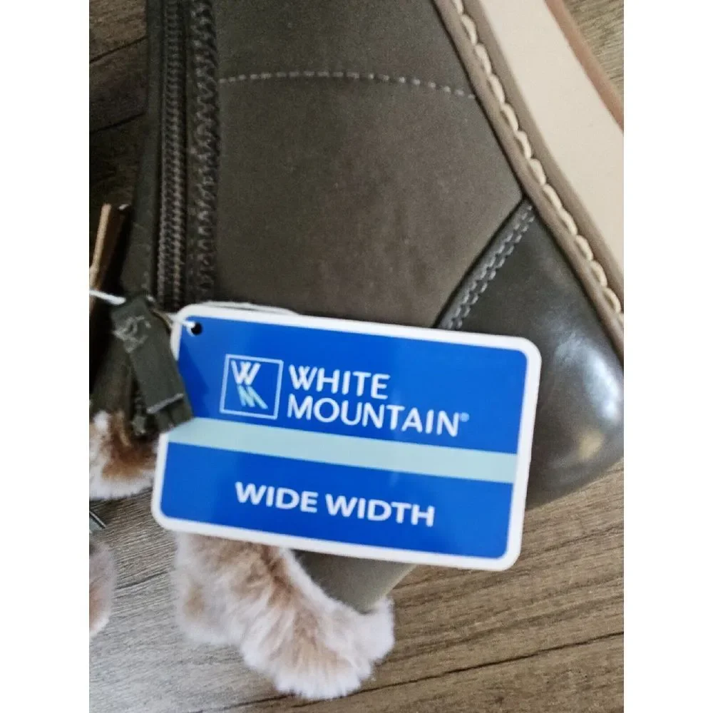 WHITE‎ MOUNTAIN Shoes Women's Taurus Boot, Army Green/Fabric, 6W
